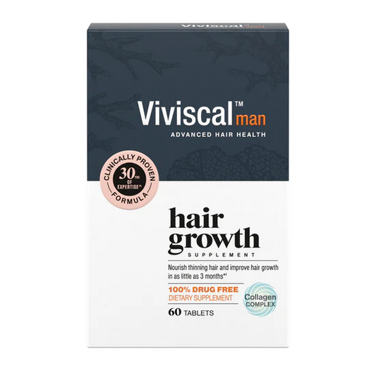 Viviscal Men's Hair Growth Supplements for Thicker Fuller Hair, Clinically Proven Collagen Complex